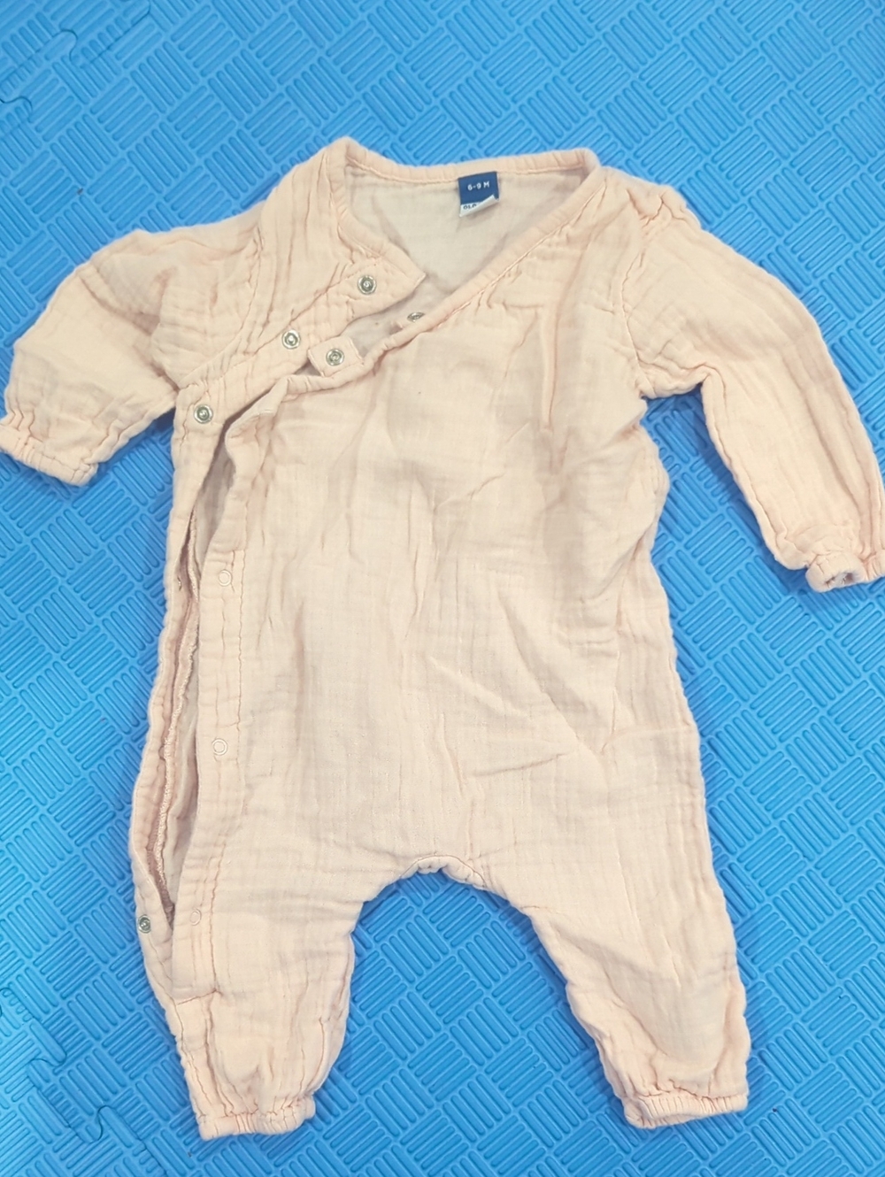 5/$10 - 6-9 MONTH Old Navy Pink Muslin One-Piece